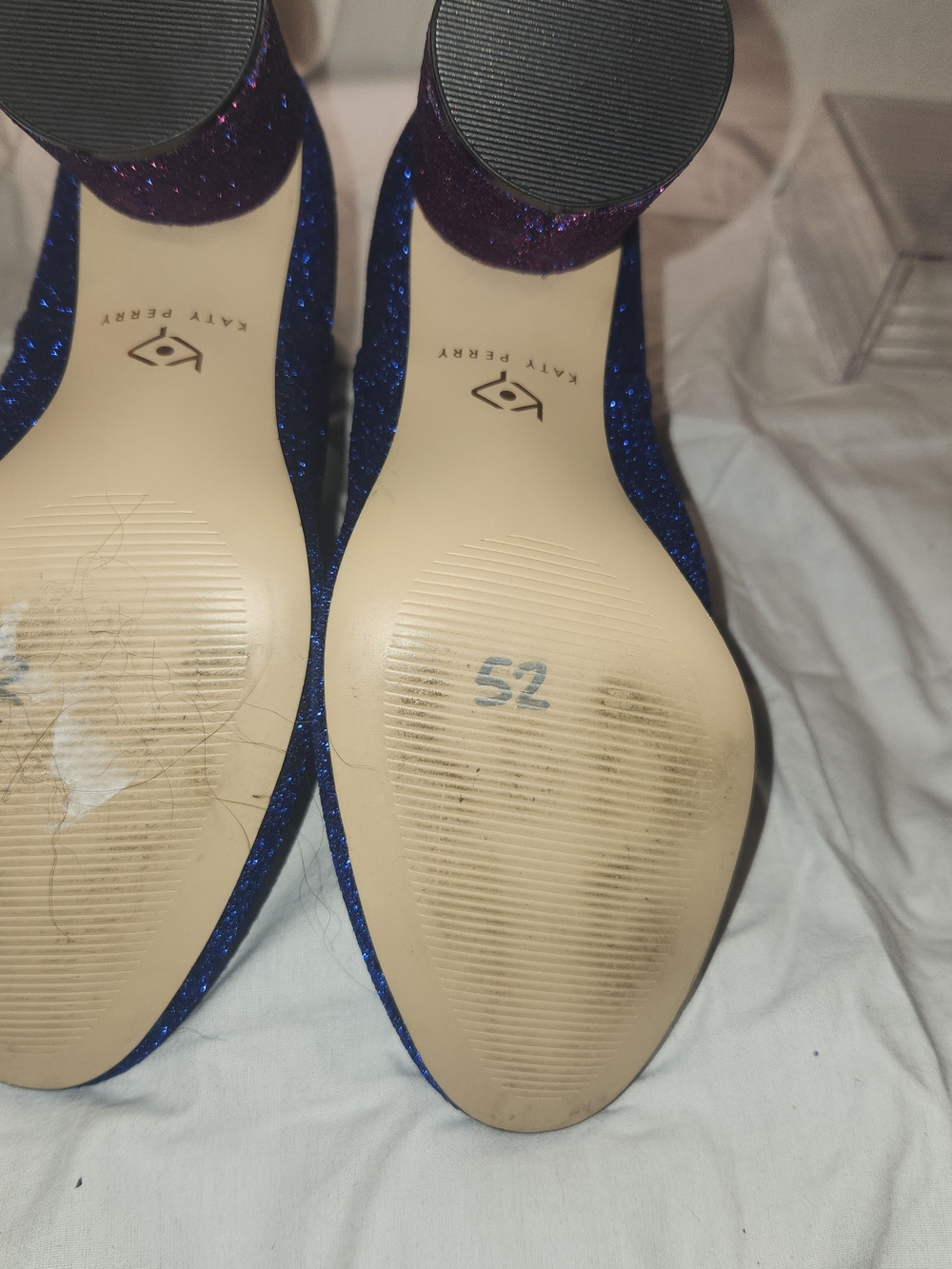 Katy Perry Collections Sparkle Royal Blue Ankle Boots - Picture 7 of 7